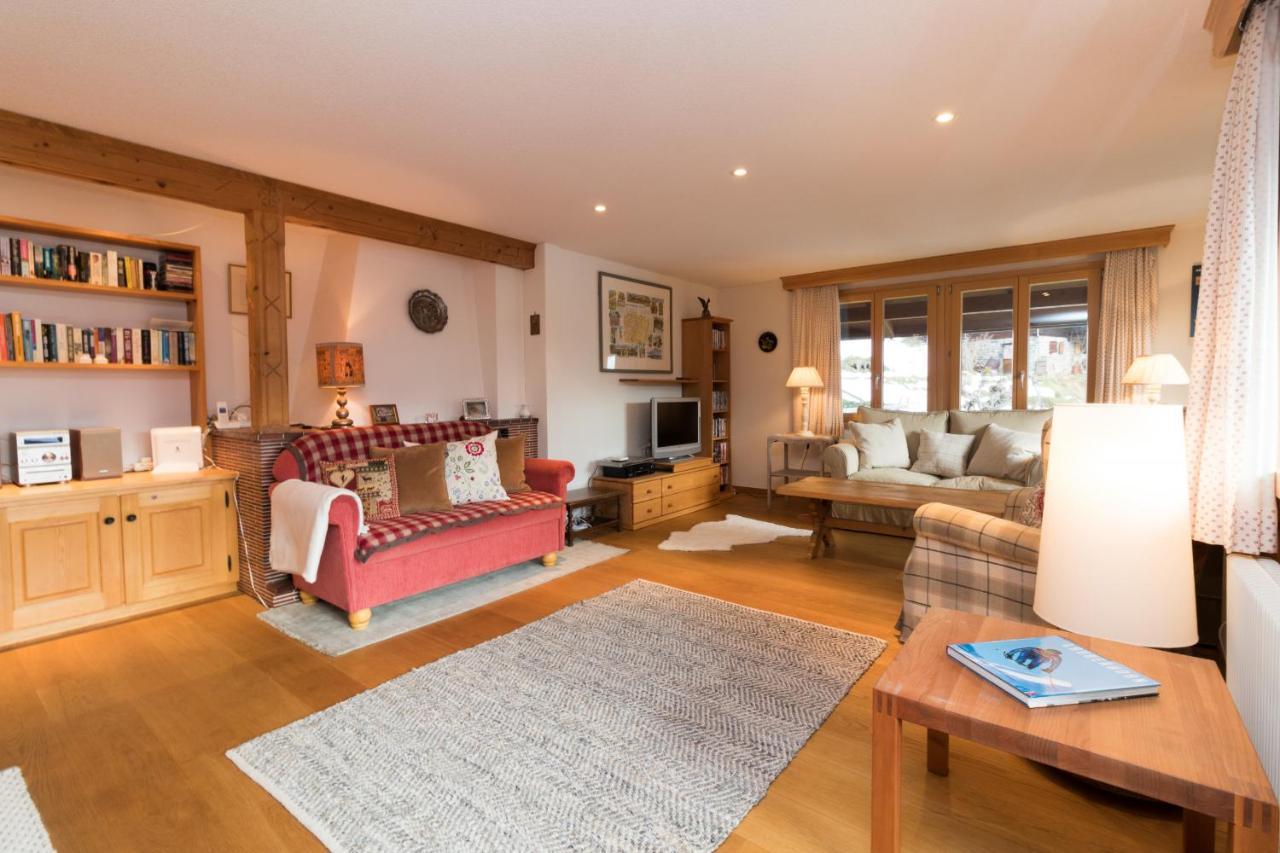 Chalet Eigersunne 2 Wengen Bagian luar foto